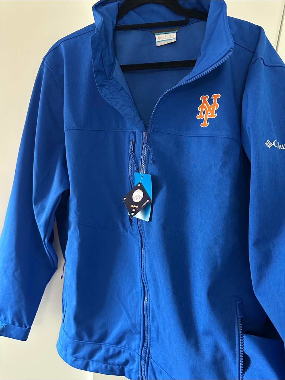 Columbia Kids Blue New York Mets Full-Zip Hoodie